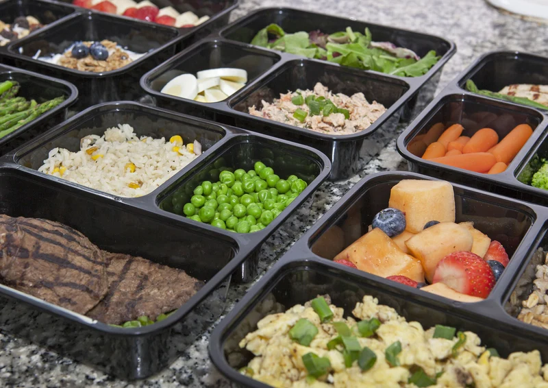 INEVIFIT | Meal Prep Containers 36 oz. 3-Compartment