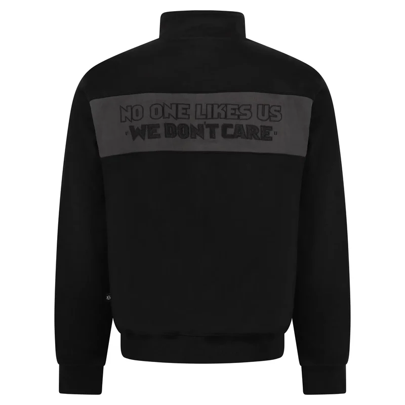 HOOLIGAN Trainingsjacke "We don´t Care" | Black