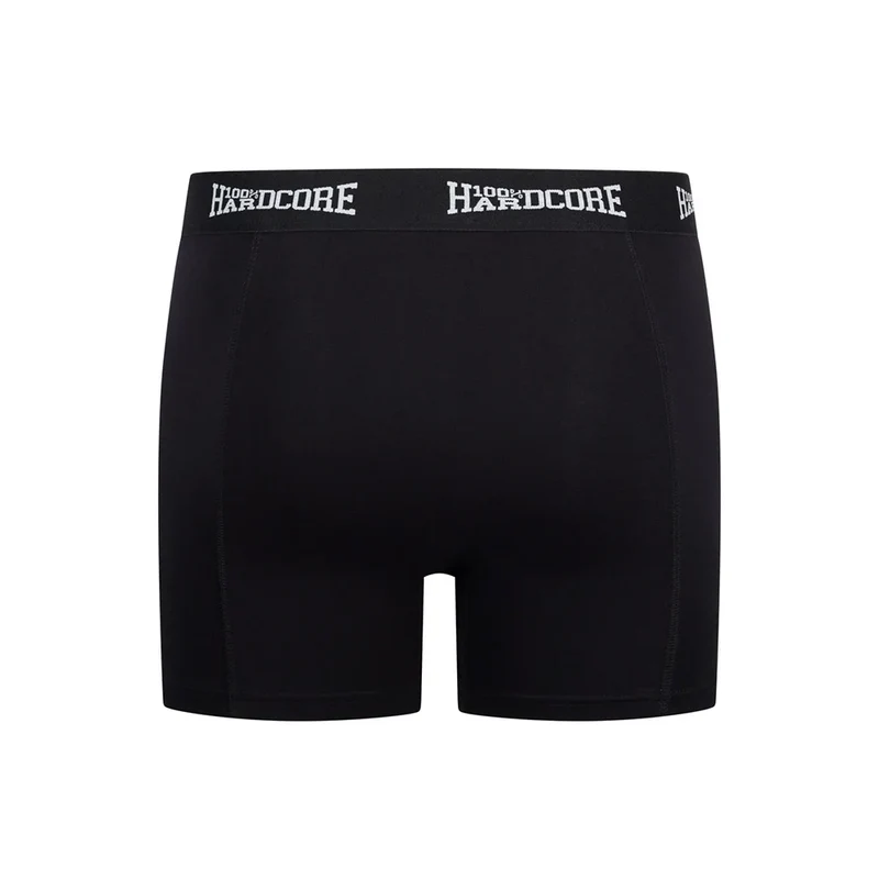 ❌ SALE ❌ 100% HARDCORE Boxershorts "Essential" | Black (Doppelpack)