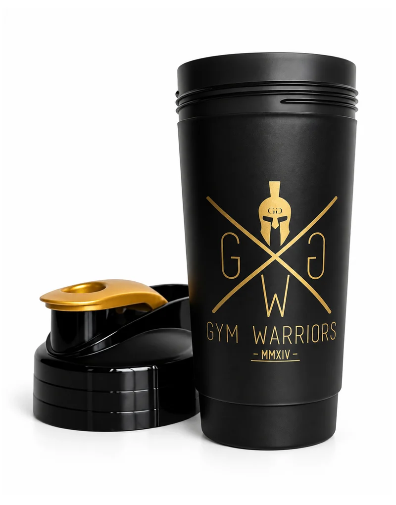 Protein Shaker 'Gym Warriors' 700ml - Gold