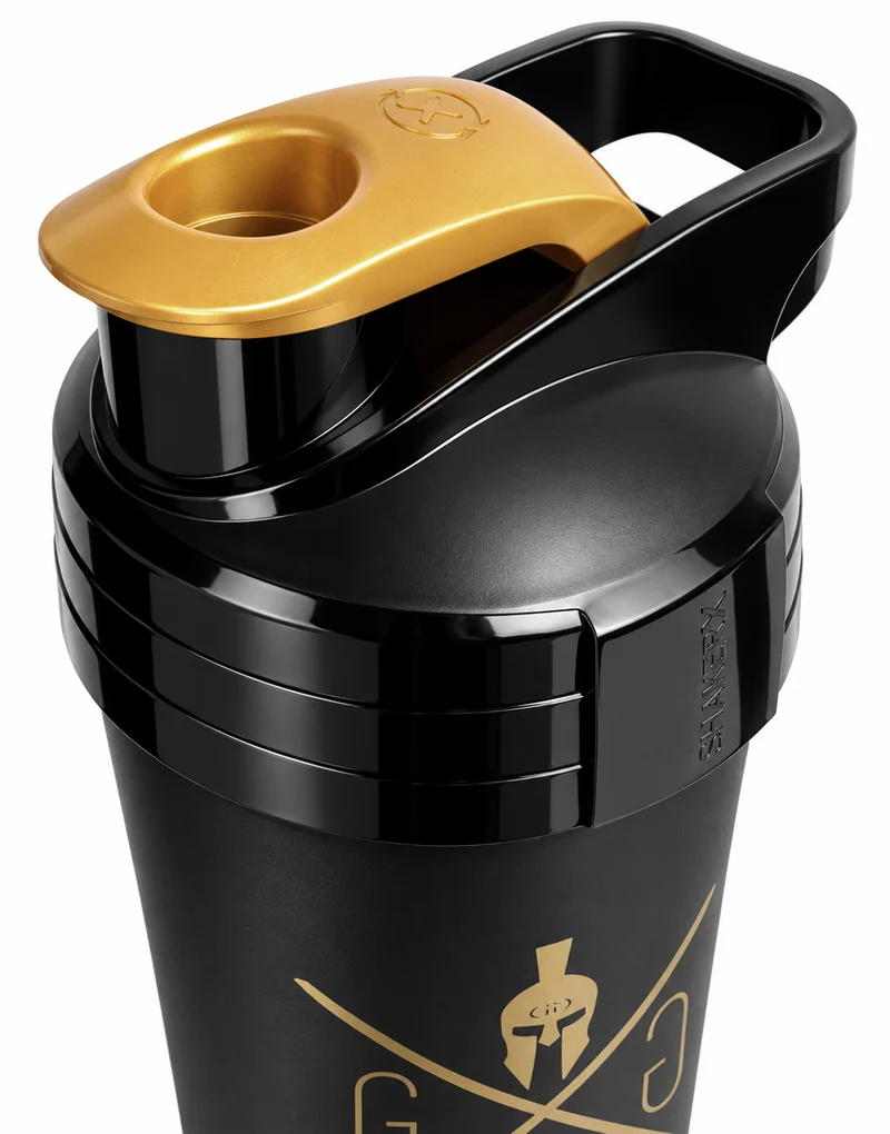 Protein Shaker 'Gym Warriors' 700ml - Gold