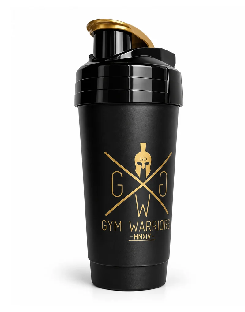 Protein Shaker 'Gym Warriors' 700ml - Gold