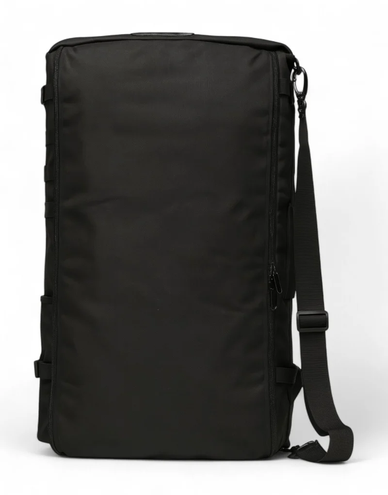 Sporttasche mit Rucksackfunktion 'HybridPack' 65L – Schwarz
