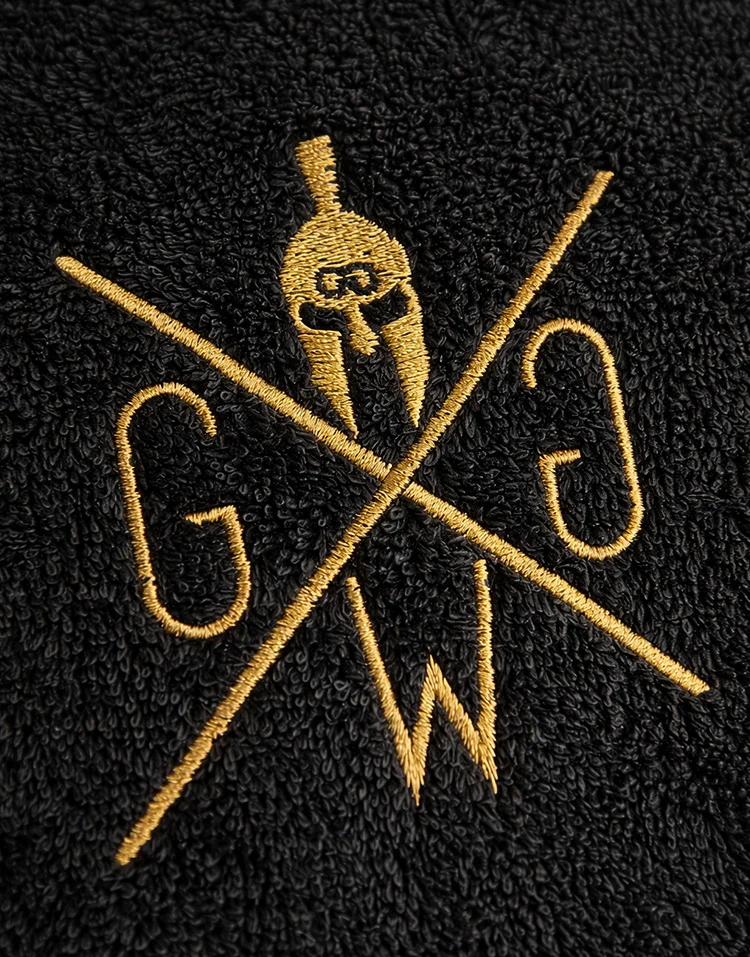 Sporthandtuch - Schwarz / Gold