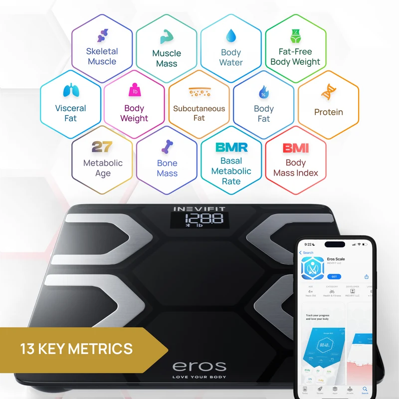 INEVIFIT | Eros Smart Body Fat Scale
