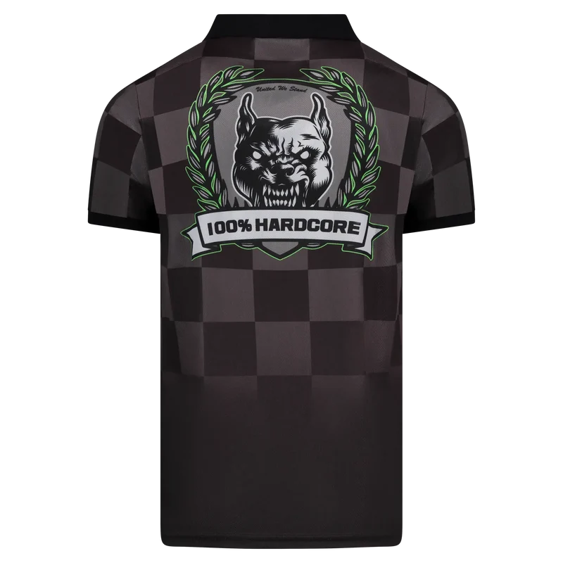 100% HARDCORE Soccer T-Shirt "Oldschool" | Black