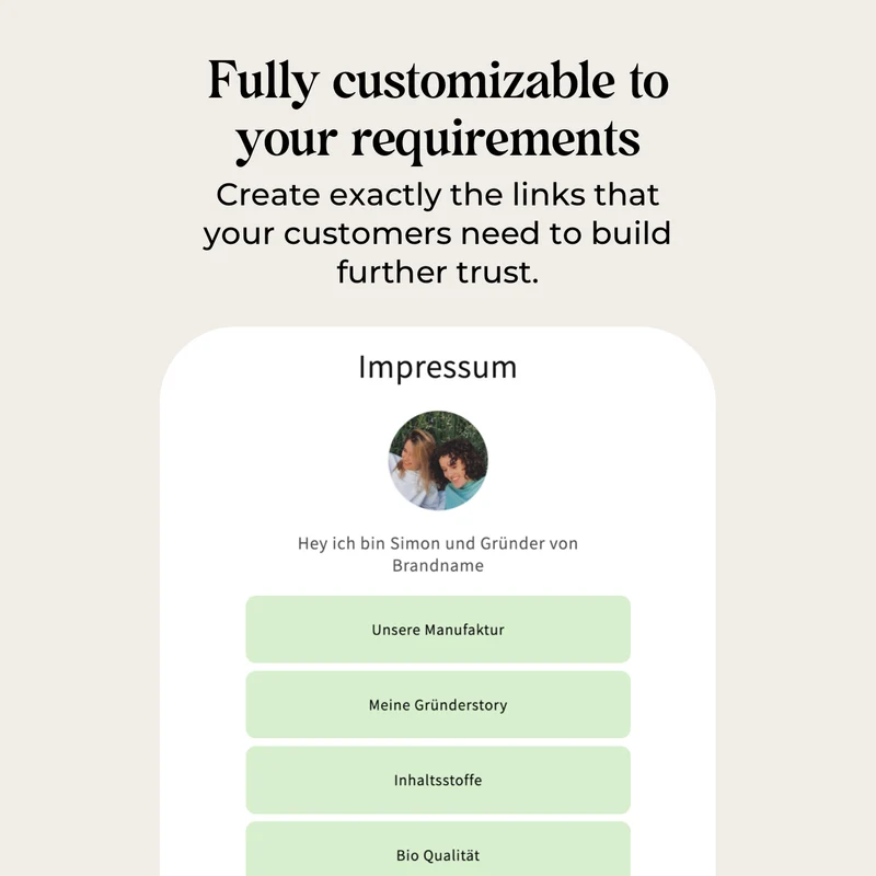 Impressum Links