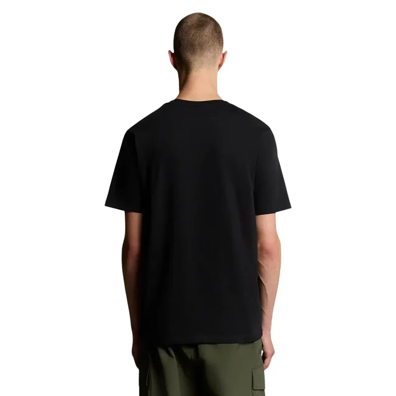 Lyle and Scott Herren Baumwoll-T-Shirt Schwarz