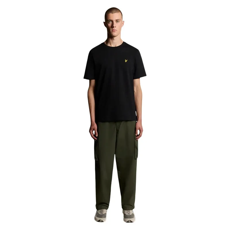 Lyle and Scott Herren Baumwoll-T-Shirt Schwarz