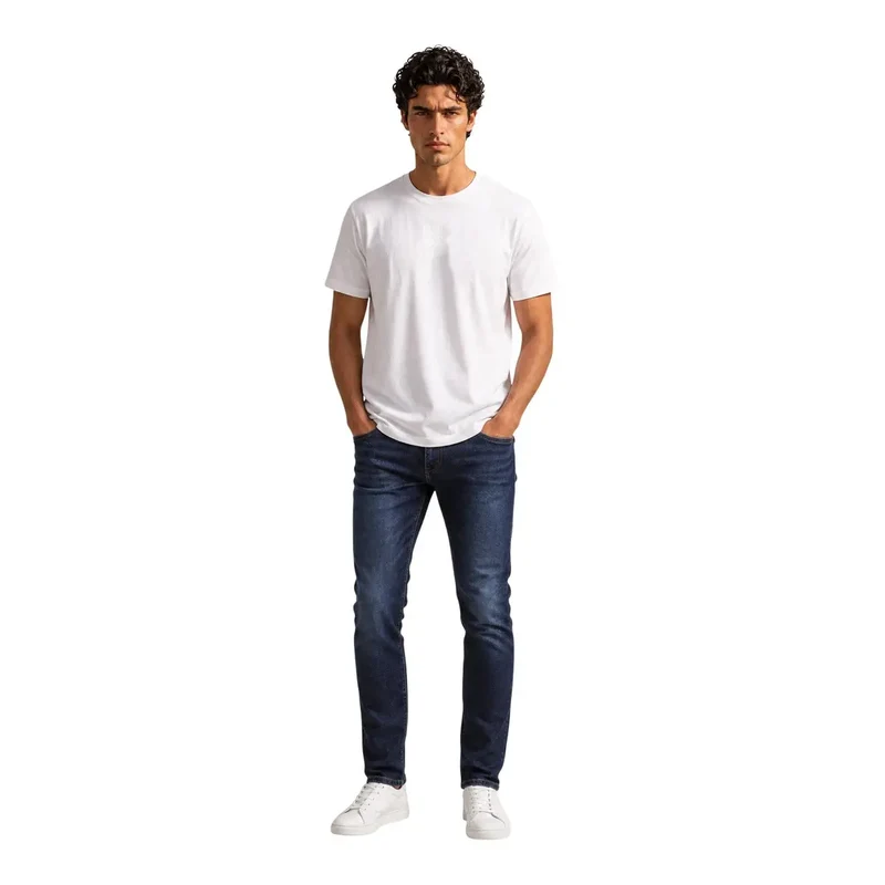Armani Exchange Weißes Baumwoll-T-Shirt für Herren