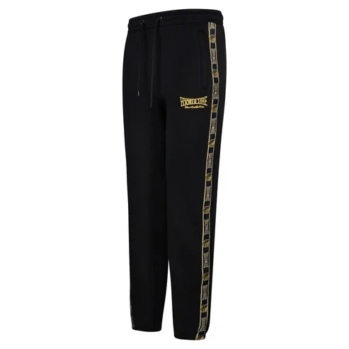 100% HARDCORE Joggingpants "Essential Taped" | Black / Gold