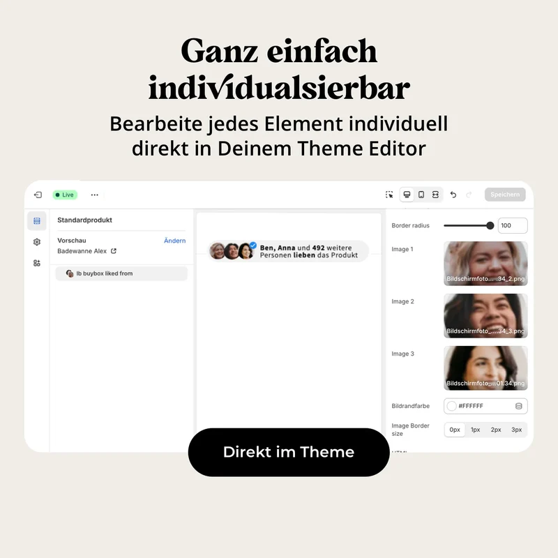 Produktseiten Produktverlinkung