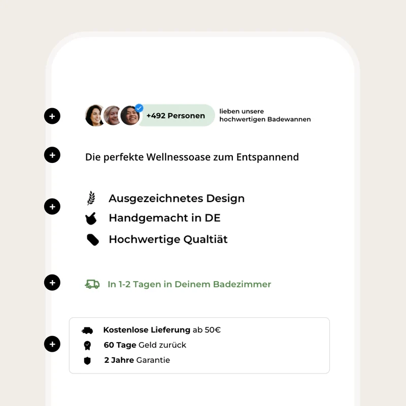 Produktseiten Buybox Elemente