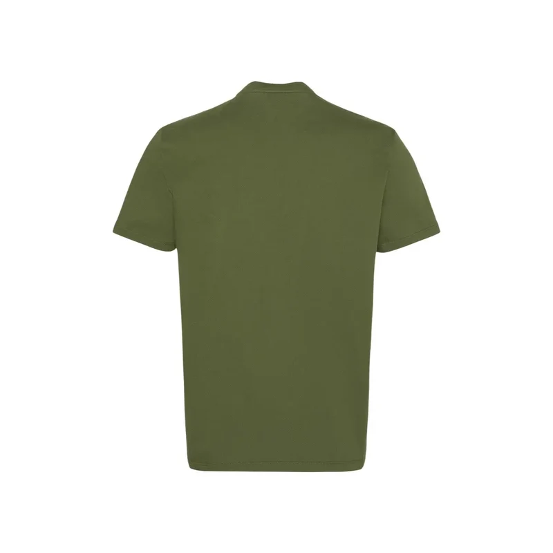Calvin Klein Grünes Herren-T-Shirt aus Baumwolle