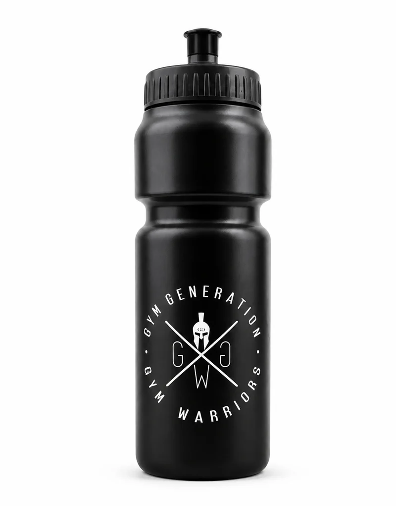 Sportflasche 'Gym Generation' 750ml - Schwarz