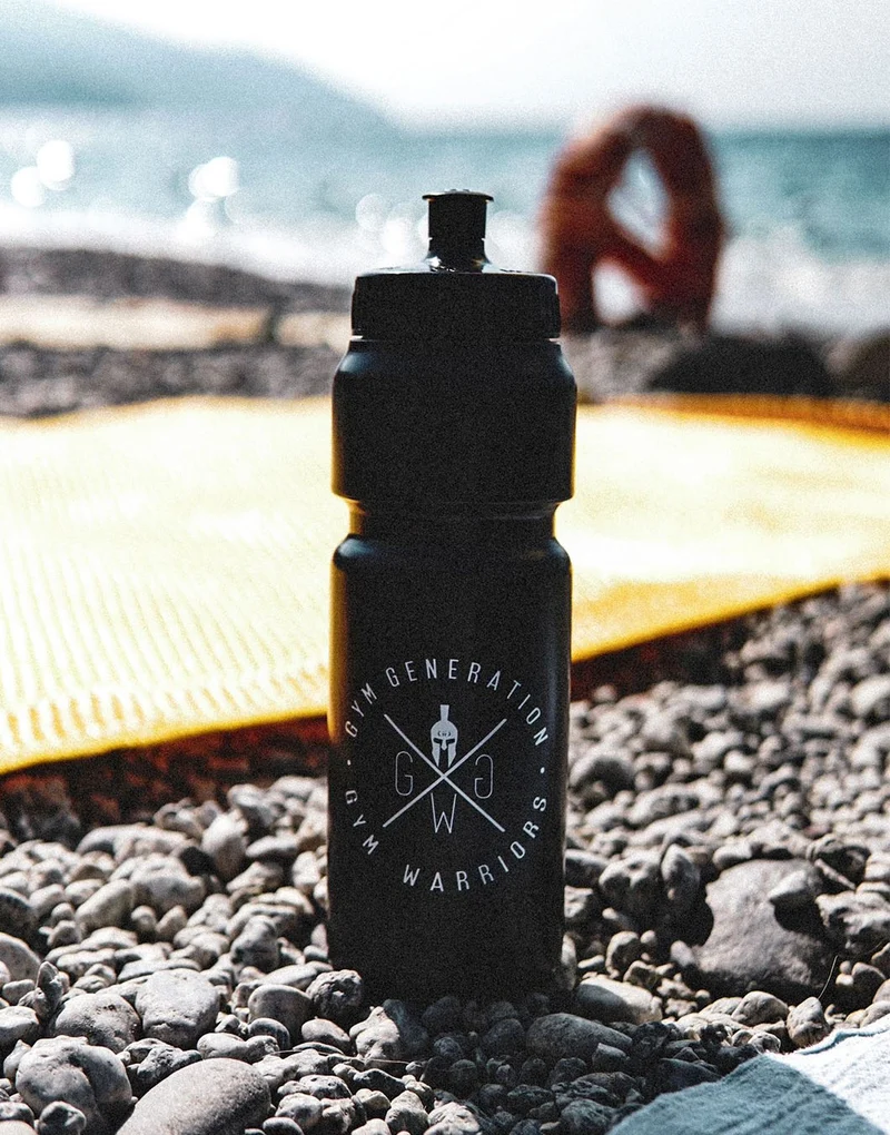 Sportflasche 'Gym Generation' 750ml - Schwarz