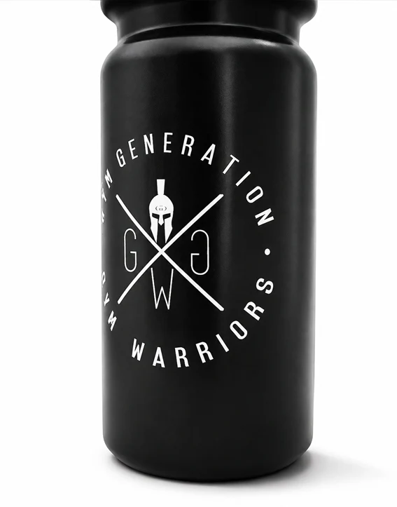 Sportflasche 'Gym Generation' 750ml - Schwarz