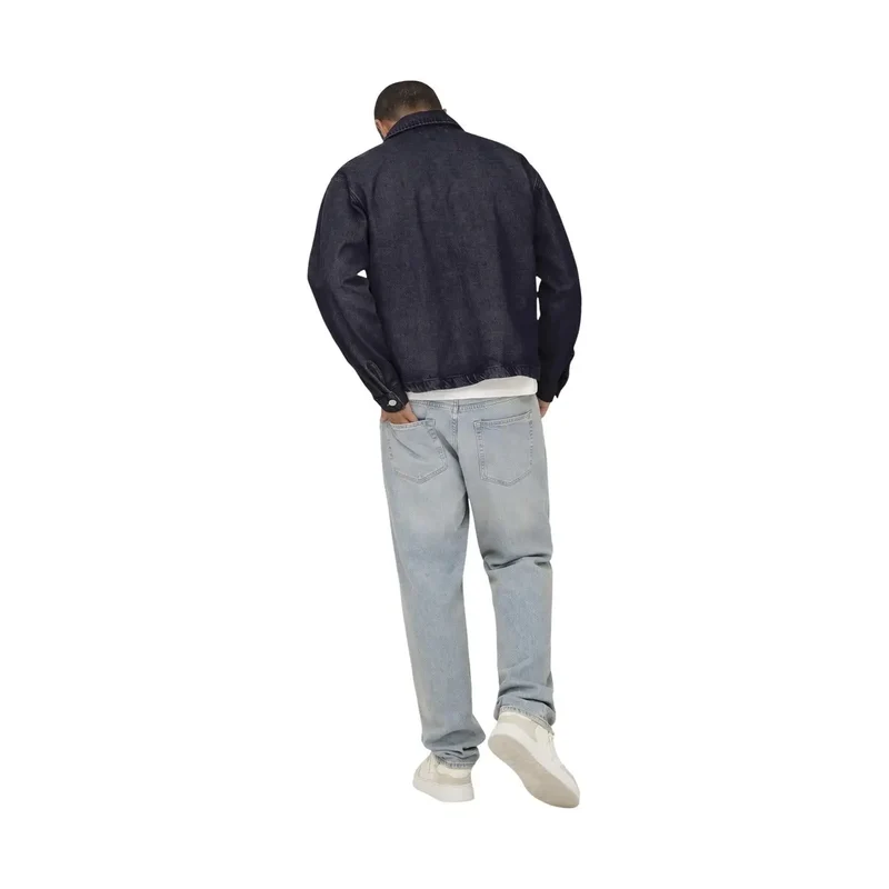 Only And Sons Herren-Jeansjacke, blau, Baumwolle, klassisch