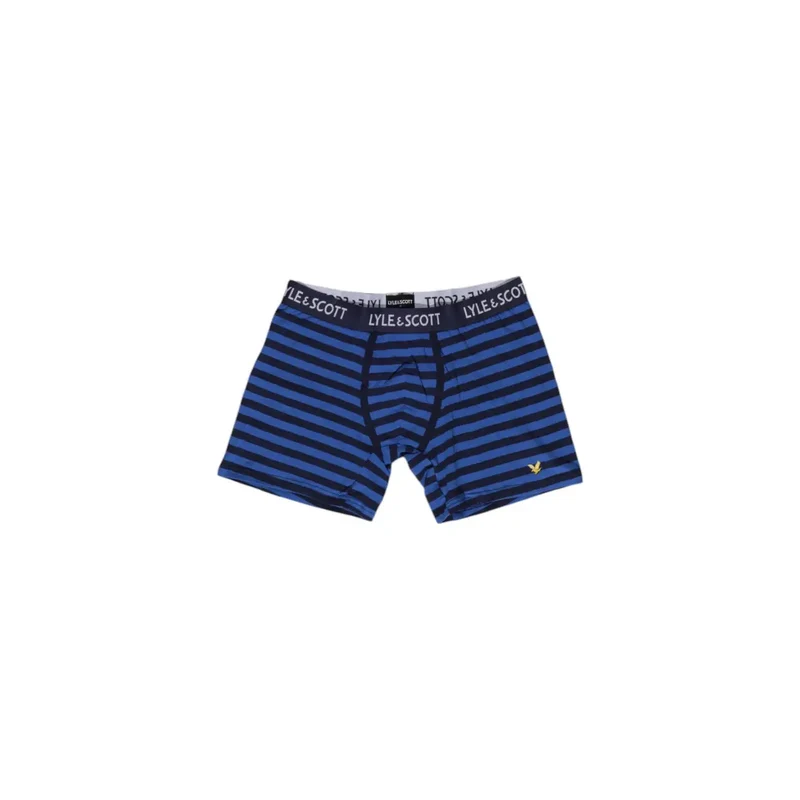 Lyle and Scott Herrenunterwäsche Blau Baumwolle Geometrisches