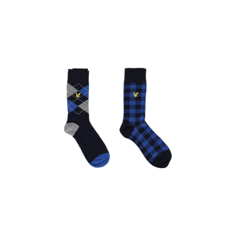 Lyle and Scott Herrenunterwäsche Blau Baumwolle Geometrisches