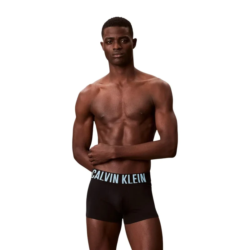 Calvin Klein Herren-Baumwoll-Badehosen, schwarz, 3er-Pack