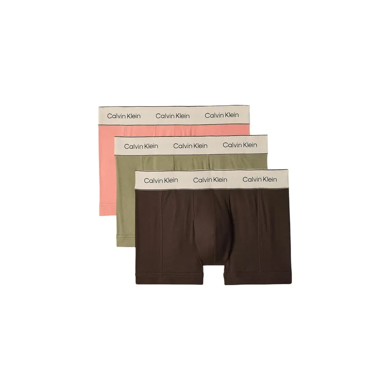 Calvin Klein Herren-Baumwoll-Badehosen, schwarz, 3er-Pack