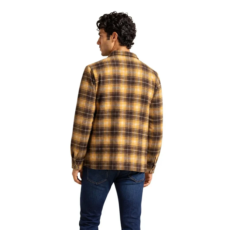 Columbia Herrenhemdjacke aus braunem Polyester