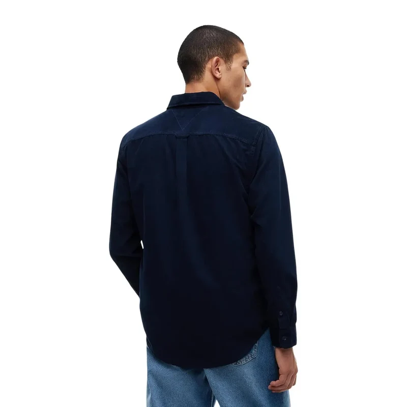 Tommy Hilfiger Herren-Jeanshemd, blau, Baumwolle, Freizeit