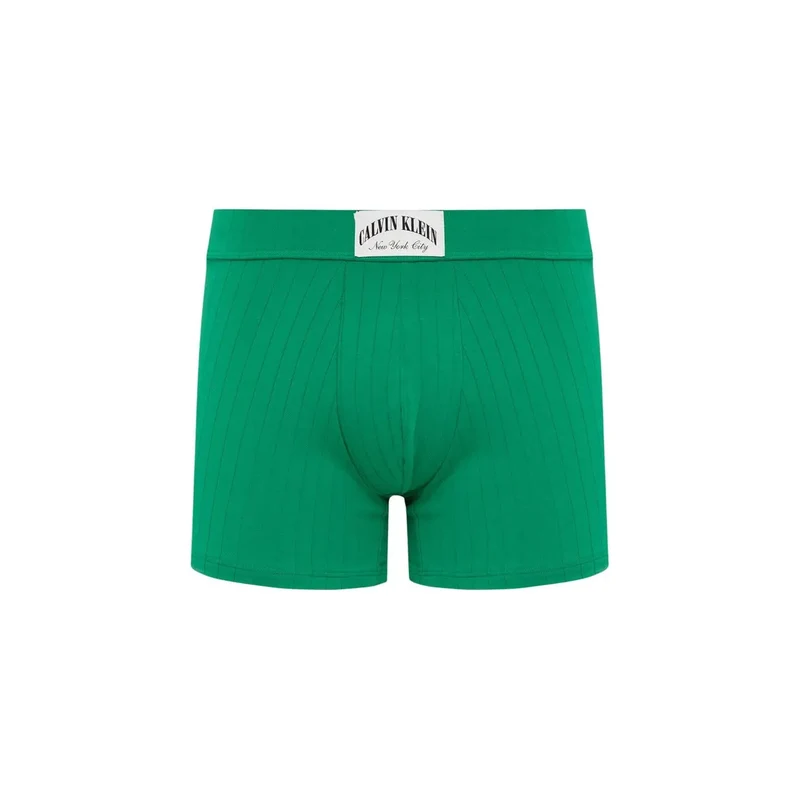 Calvin Klein Herren-Trunks aus grüner Baumwolle