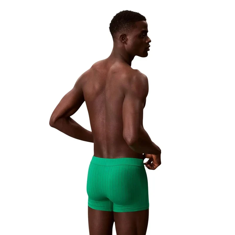 Calvin Klein Herren-Trunks aus grüner Baumwolle