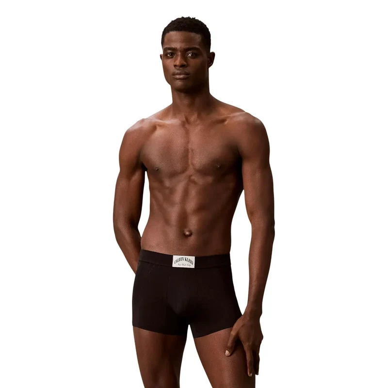 Calvin Klein Herren-Trunks aus grüner Baumwolle