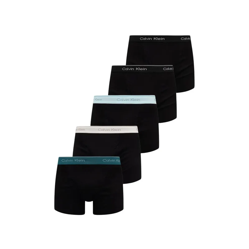 Calvin Klein Herren-Boxershorts, fuchsiafarben, Baumwolle, 5er-Pack