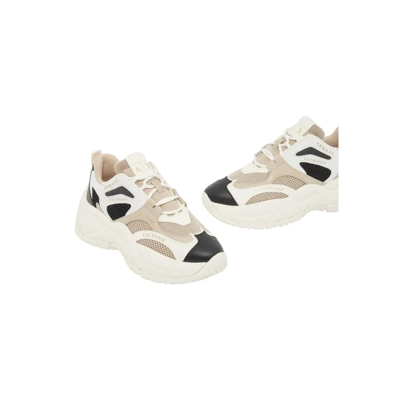 Armani Exchange Beige Damen-Sneaker zum Hineinschlüpfen