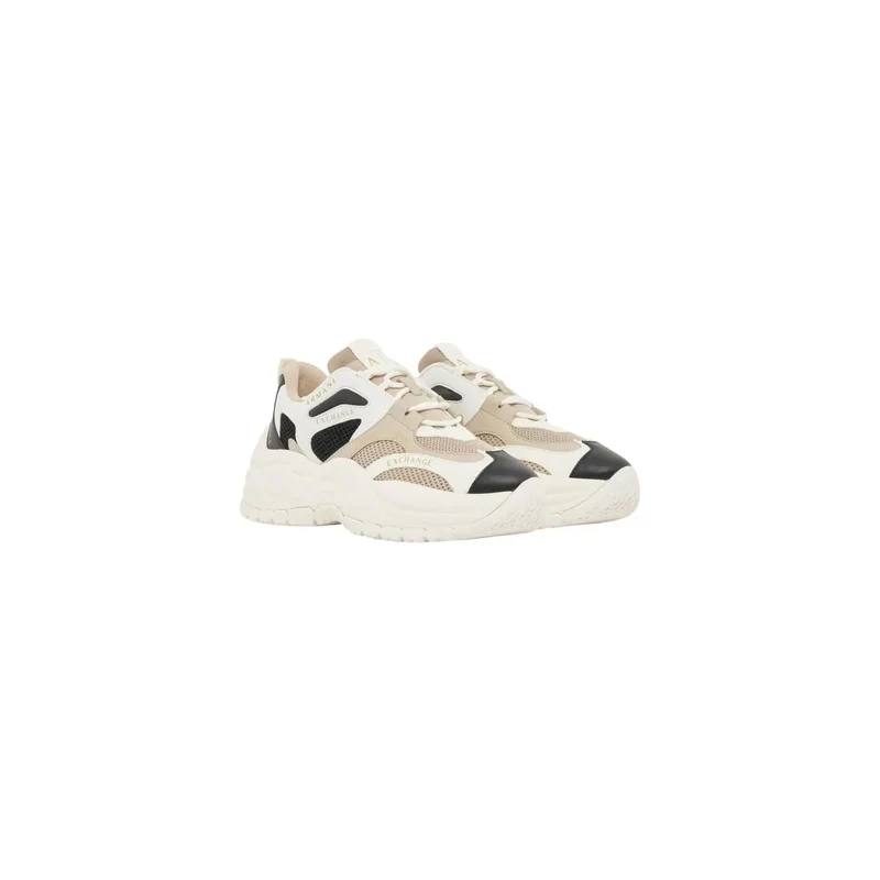 Armani Exchange Beige Damen-Sneaker zum Hineinschlüpfen