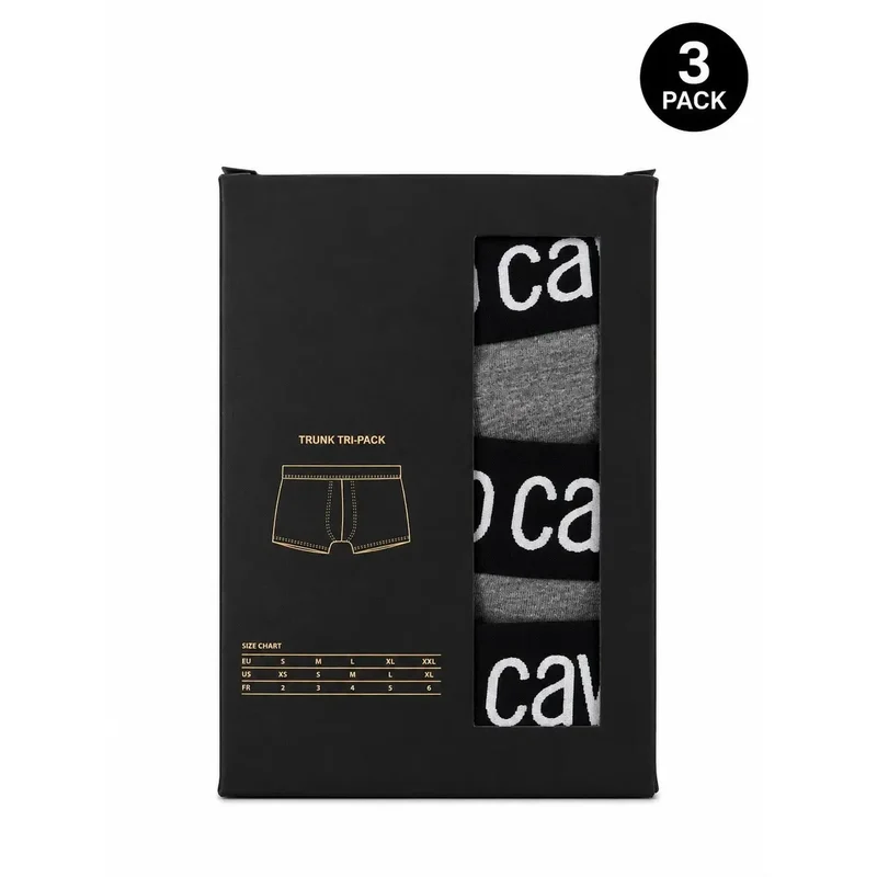 Roberto Cavalli Herren graue Baumwollunterwäsche Boxershorts