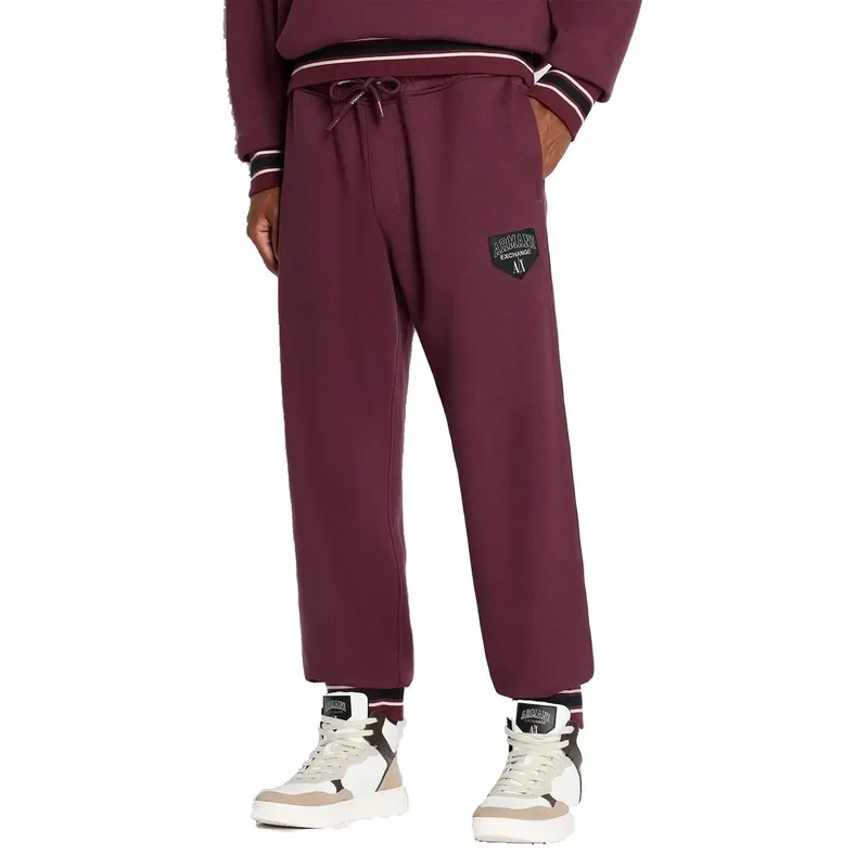 Armani Exchange Herren Baumwollhose Bordeaux