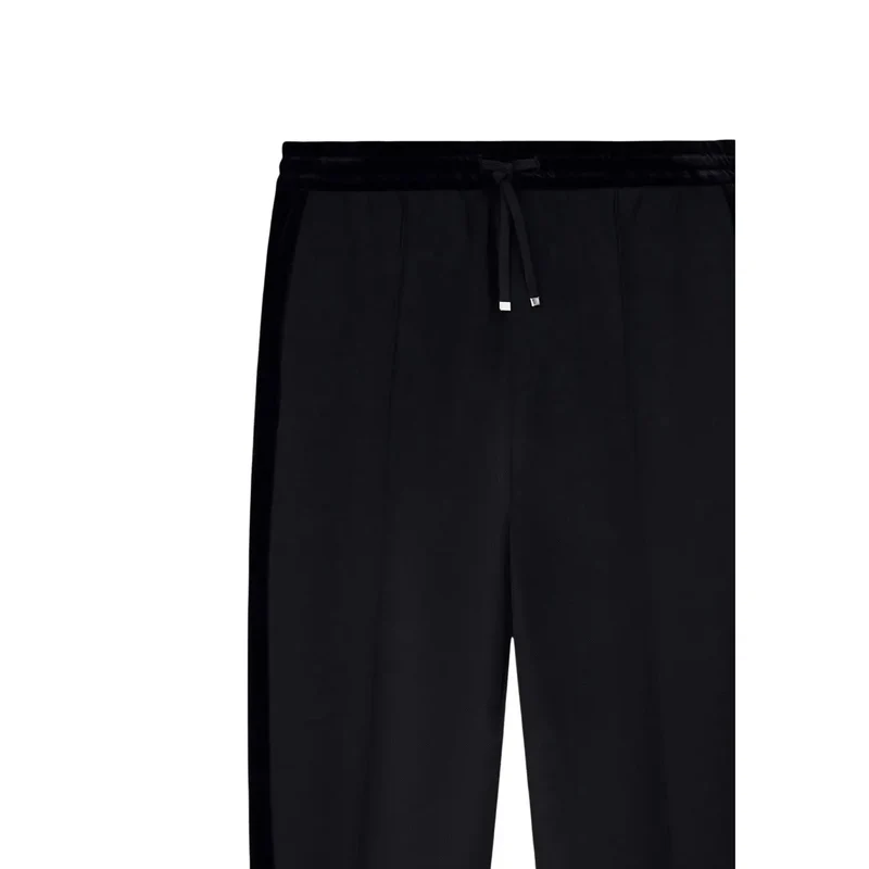 Armani Exchange Schwarze Herrenhose aus Polyester und Modal