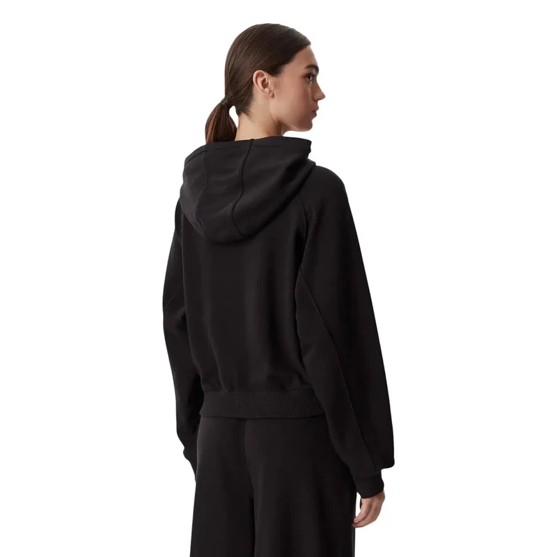Tommy Hilfiger Schwarzes Damen-Sweatshirt aus Bio-Baumwolle