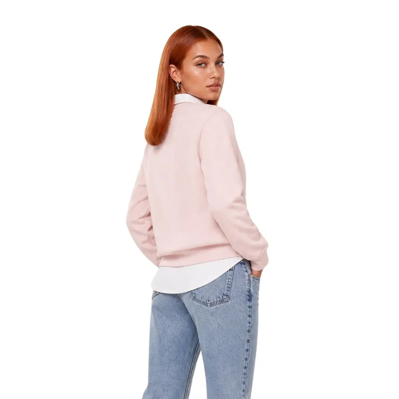 Calvin Klein Damen-Sweatshirt aus rosa Baumwolle