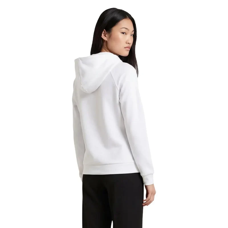 Armani Exchange Damen-Kapuzenpullover, weiß