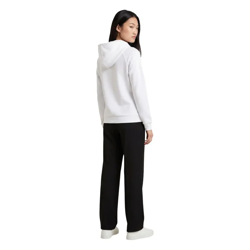 Armani Exchange Damen-Kapuzenpullover, weiß