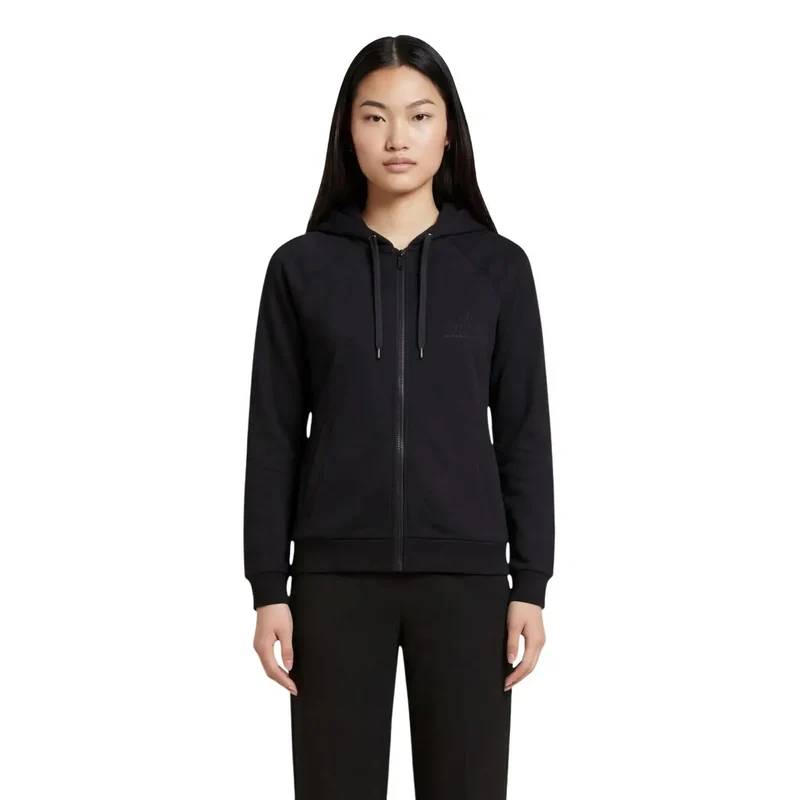 Armani Exchange Damen-Kapuzenpullover, weiß