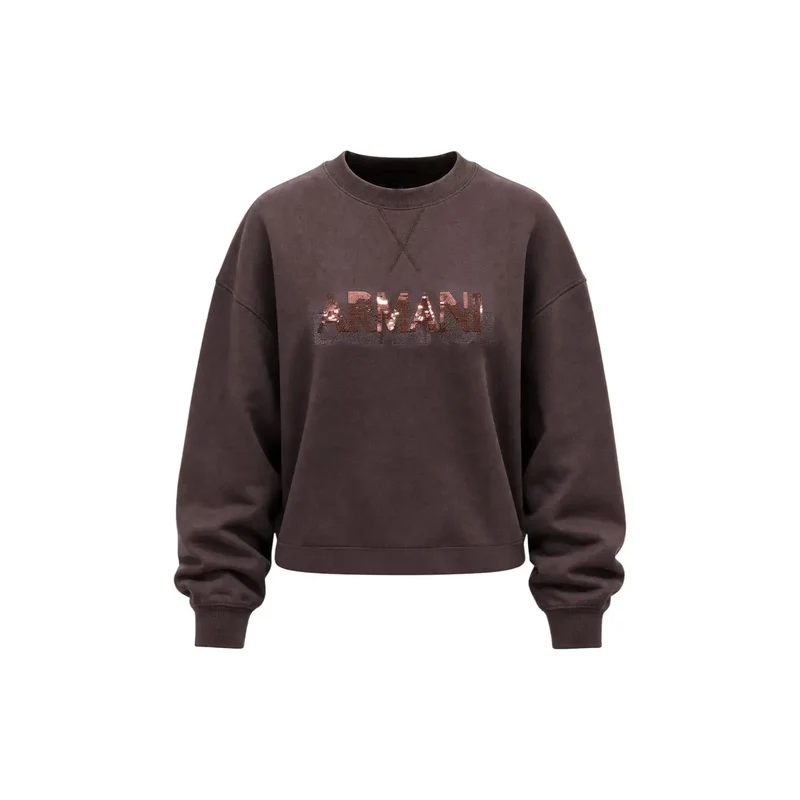 Armani Exchange Damen-Sweatshirt, braun, Viskosemischung