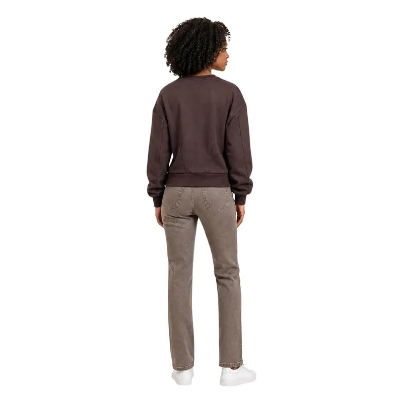 Armani Exchange Damen-Sweatshirt, braun, Viskosemischung