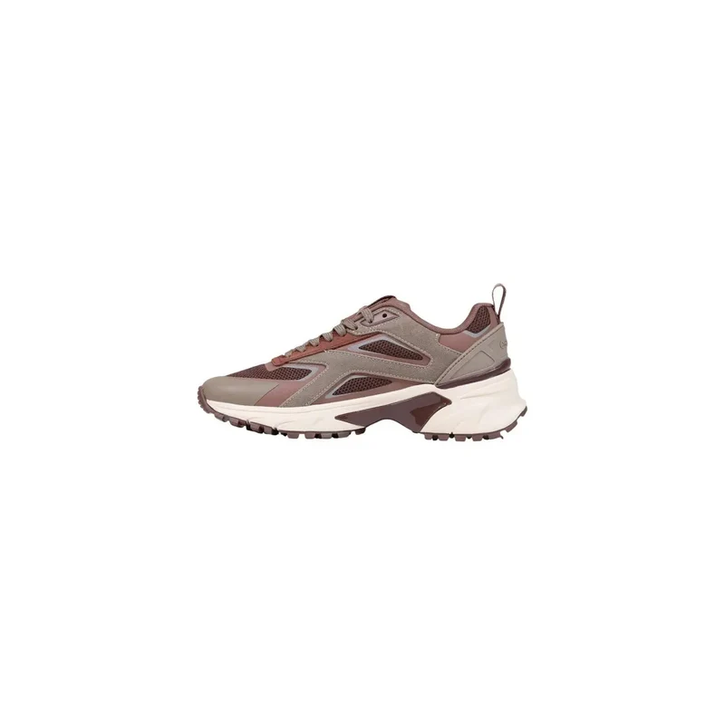 Calvin Klein Frauen Sneakers Braunes, geometrisches Polyester