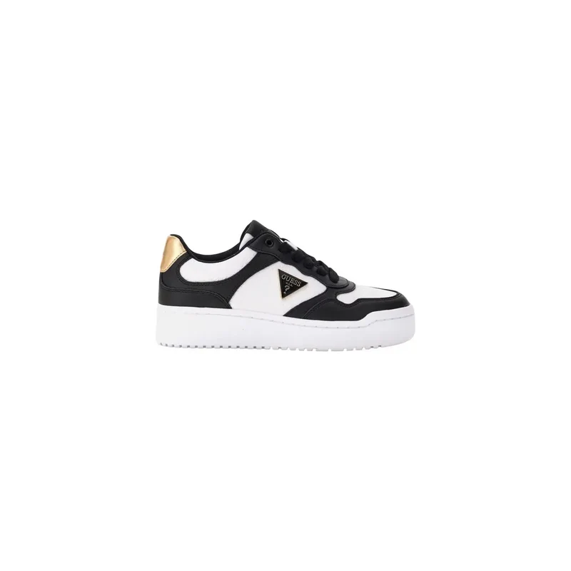 Guess Schwarze Frauen Sneakers Polyurethanschuhe