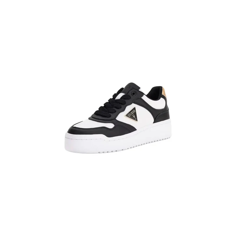 Guess Schwarze Frauen Sneakers Polyurethanschuhe