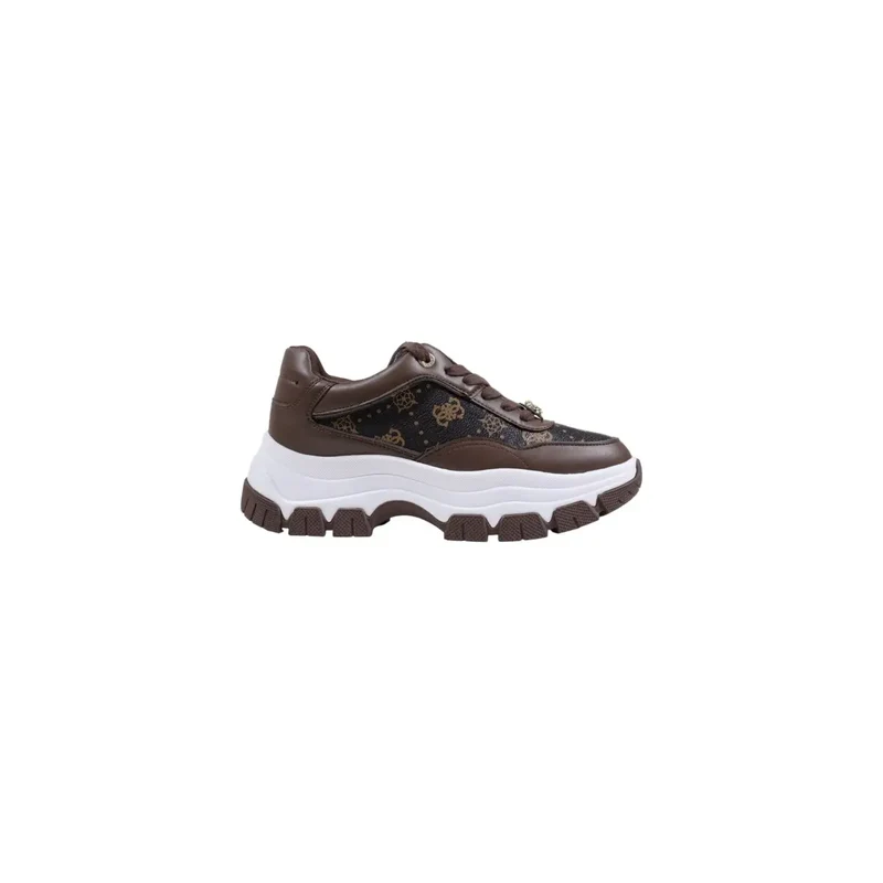 Guess Damen Braun Polyurethan Sneakers Herbstschuhe