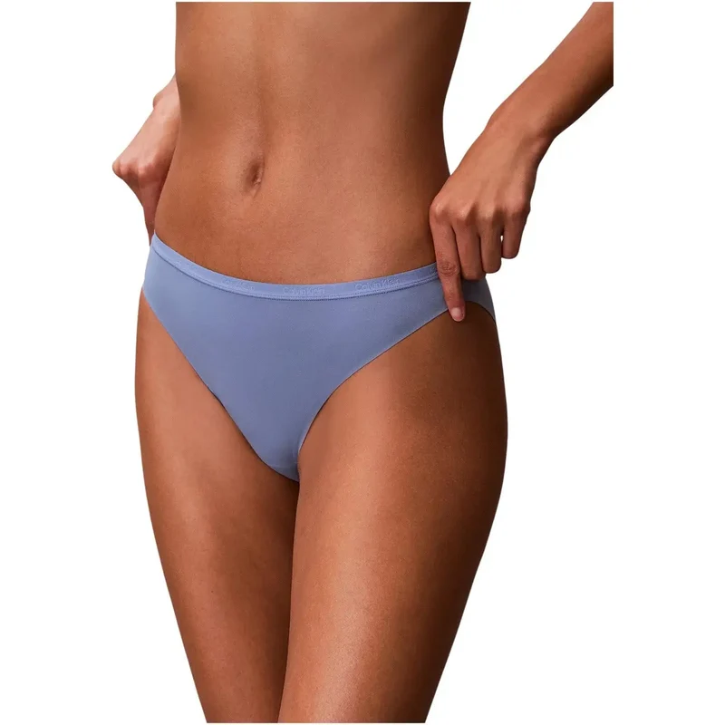 Calvin Klein Damen-Bikini-Unterwäsche in Hellblau aus Polyamid