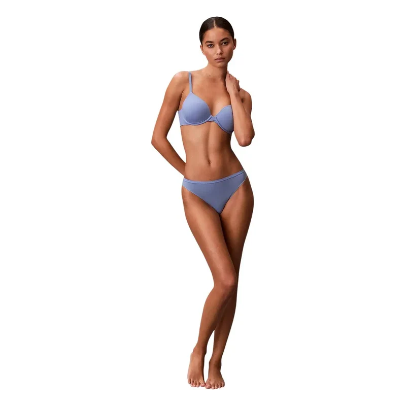 Calvin Klein Damen-Bikini-Unterwäsche in Hellblau aus Polyamid
